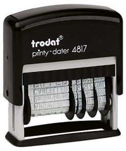 Pečiatka dátumová a textová Trodat 4817