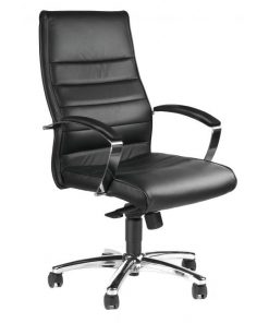 Kancelárske kreslo TD Lux 10 kožené čierne