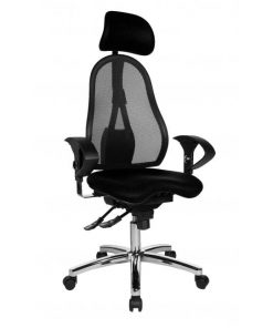 Kancelárska stolička SITNESS 45 čierna