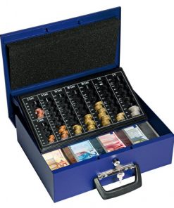 Euro-pokladnička WEDO Universa 357x103x275mm modrá