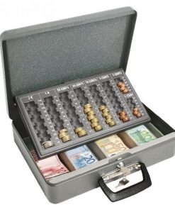 Euro-pokladnička WEDO Universa eco 370x100x280mm sivá