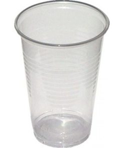 Poháre plastové 200 ml priehľadné 100% recykel (100 ks)