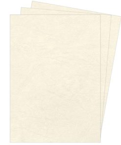 Kartónové obálky na krúžkovú väzbu Delta koža A4 slonovinové