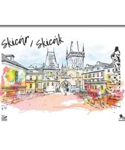 Skicár A3 20 listový biely