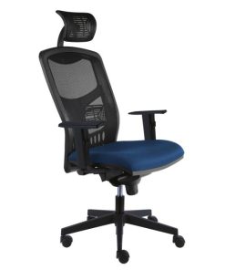 Kancelárska stolička York Net, E-SY+ PDH+ podrúčky modrá