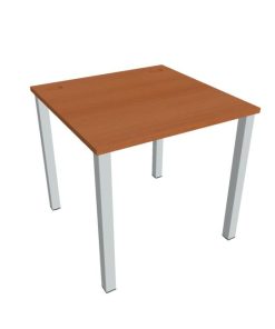 Pracovný stôl Uni, 120x75,5x80 cm, čerešňa/sivá