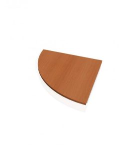 Doplnkový stôl Gate, ľavý, 80x80 cm, čerešňa