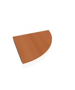 Doplnkový stôl Gate, pravý, 80x80 cm, čerešňa