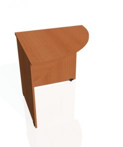 Doplnkový stôl Gate, pravý, 80x75,5x80 cm, čerešňa/čerešňa