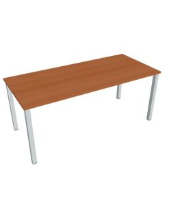 Rokovací stôl Uni, 180x75,5x80 cm, čerešňa/sivá