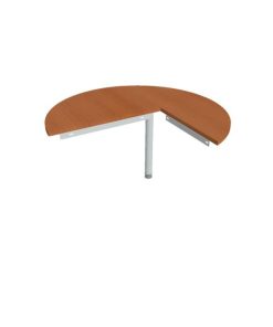 Doplnkový stôl Gate, ľavý, 120x75,5 cm, čerešňa/kov