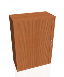 Policová skriňa Drive, 80x111x40 cm, čerešňa/čerešňa, zámok