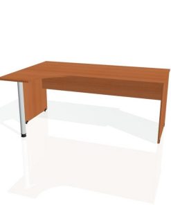 Pracovný stôl Gate, ergo, pravý, 180x75,5x120 cm, čerešňa/čerešňa