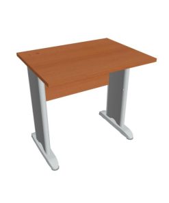 Pracovný stôl Cross, 80x75,5x60 cm, čerešňa/kov