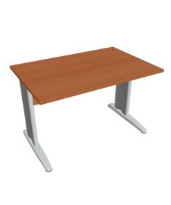 Pracovný stôl Cross, 120x75,5x80 cm,čerešňa/kov