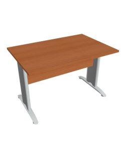 Rokovací stôl Cross, 120x75,5x80 cm, čerešňa/kov
