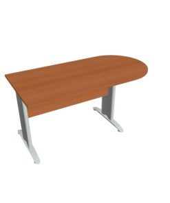 Doplnkový stôl Cross, 160x75,5x80 cm, čerešňa/kov