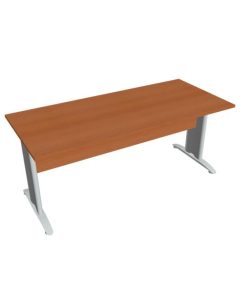 Rokovací stôl Cross, 180x75,5x80 cm, čerešňa/kov