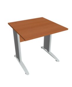 Pracovný stôl Cross, 80x75,5x80 cm, čerešňa/kov