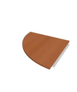 Doplnkový stôl Cross, ľavý, 80x80 cm, čerešňa