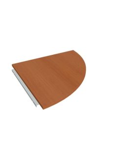 Doplnkový stôl Cross, pravý, 80x80 cm, čerešňa