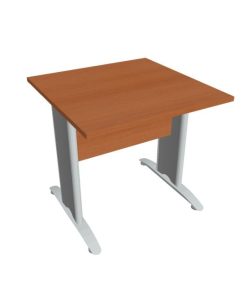 Rokovací stôl Cross, 80x75,5x80 cm, čerešňa/kov