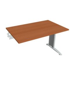Pracovný stôl Flex, 120x75,5x80 cm, čerešňa/kov