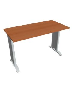 Pracovný stôl Flex, 120x75,5x60 cm, čerešňa/kov
