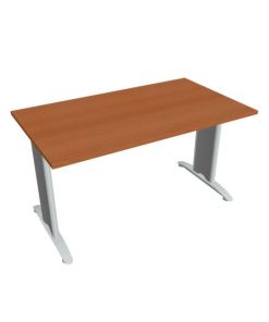 Rokovací stôl Flex, 140x75,5x80 cm, čerešňa/kov