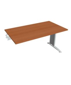 Pracovný stôl Flex, 140x75,5x80 cm, čerešňa/kov