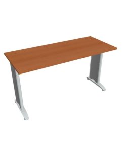 Pracovný stôl Flex, 140x75,5x60 cm, čerešňa/kov