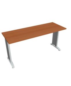 Pracovný stôl Flex, 160x75,5x60 cm, čerešňa/kov