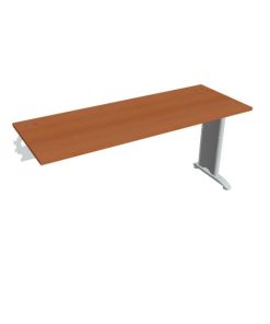 Pracovný stôl Flex, 160x75,5x60 cm, čerešňa/kov