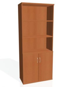 Policová skriňa Strong, 80x192x40 cm, čerešňa/čerešňa