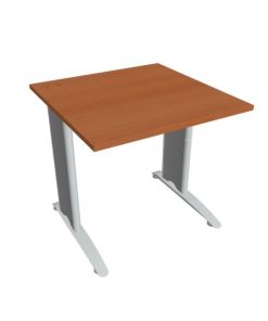 Pracovný stôl Flex, 80x75,5x80 cm, čerešňa/kov