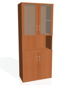 Policová skriňa Strong, 80x192x40 cm, čerešňa/čerešňa