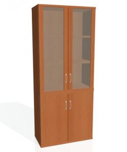 Policová skriňa Strong, 80x192x40 cm, čerešňa/čerešňa