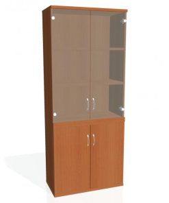 Policová skriňa Strong, 80x192x40 cm, čerešňa/čerešňa