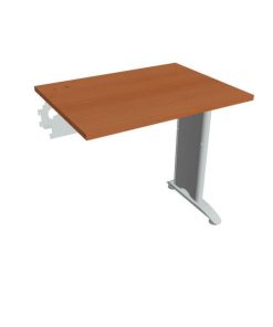 Pracovný stôl Flex, 80x75,5x60 cm, čerešňa/kov