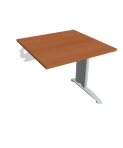 Pracovný stôl Flex, 80x75,5x80 cm, čerešňa/kov