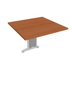 Doplnkový stôl Flex, 80x75,5x80 cm, čerešňa/kov