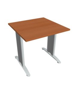 Rokovací stôl Flex, 80x75,5x80 cm, čerešňa/kov