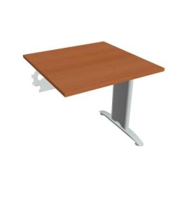 Rokovací stôl Flex, 80x75,5x80 cm, čerešňa/kov