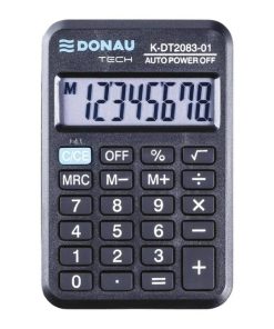 Kalkulačka Donau Tech K-DT2083-01 vrecková čierna