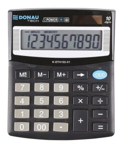 Kalkulačka DONAU TECH K-DT4102-01 stolová čierna