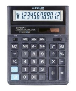 Kalkulačka DONAU TECH K-DT4127-01 stolová čierna