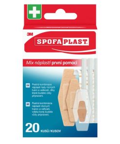 3M Spofaplast Náplasti prvej pomoci 607, mix, 20 ks