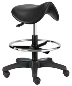 Pracovná stolička SEDA čierna s aretačným kruhom