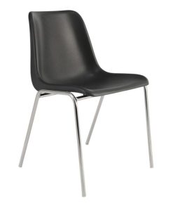 Jedálenská stolička Vincenza, čierna