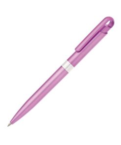 Guľôčkové pero plastové FIROL metalické ružové